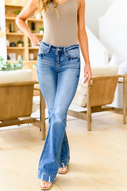 DenimDare™ High Waist Light Color Jeans Women