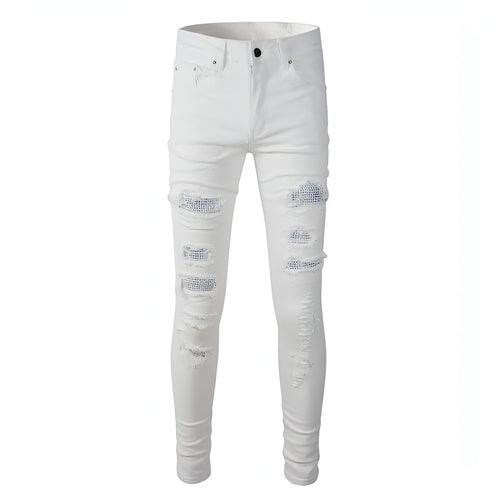 DenimDare™ Street Ripped Stretch Slim Jeans Women