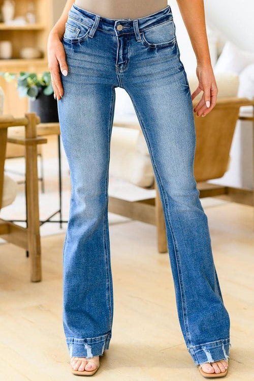 DenimDare™ High Waist Light Color Jeans Women