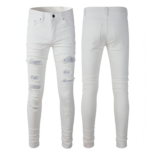 DenimDare™ Street Ripped Stretch Slim Jeans Women